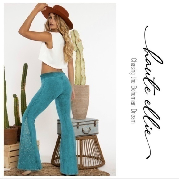 RONSTADT-Mineral Wash Wide Leg Yoga Pant - Picture 13 of 15